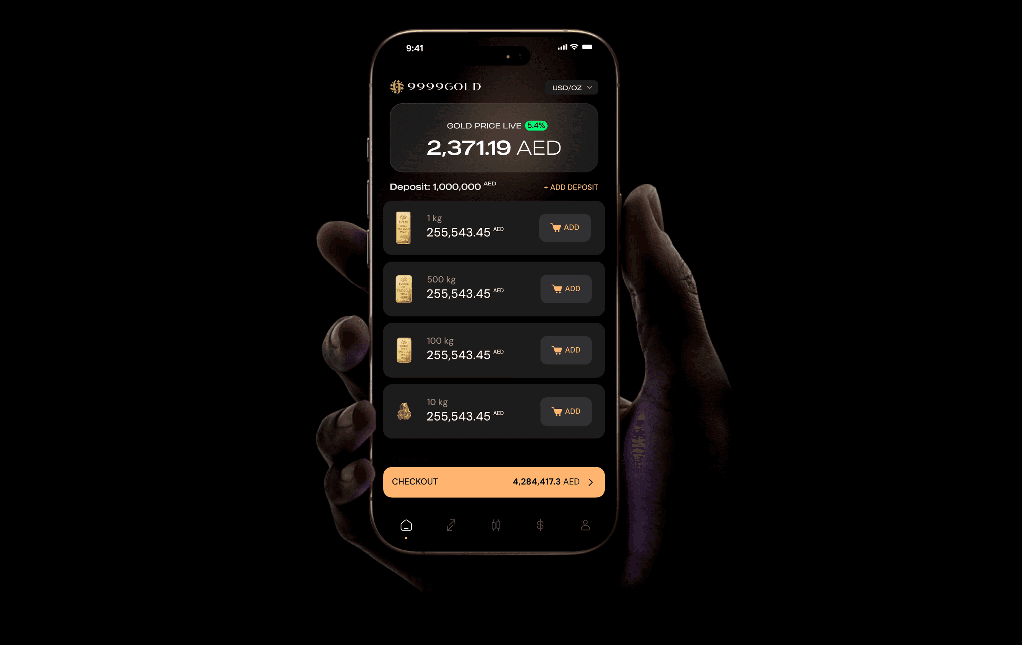 9999 Gold project detail